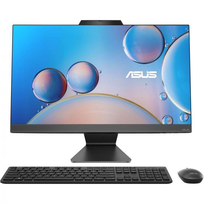 Комп'ютер персональний моноблок ASUS M3402WFAK-BPC0340 23.8" FHD AG, AMD R5-7520U, 16GB, F512GB, UMA, WiFi, кл+м, без ОС, чорний