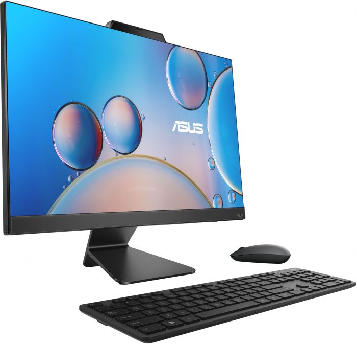 Комп'ютер персональний моноблок ASUS M3402WFAK-BPC0340 23.8" FHD AG, AMD R5-7520U, 16GB, F512GB, UMA, WiFi, кл+м, без ОС, чорний