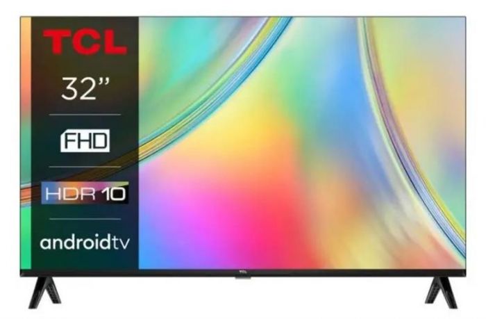 Телевізор 32" TCL LED FHD 60Hz Smart Android TV Black