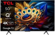 Телевізор 50" TCL QLED 4K 60Hz Smart Google TV Black