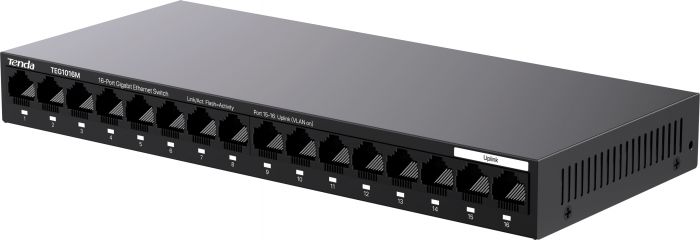 Комутатор TENDA TEG1016M 16xGE, Некерований