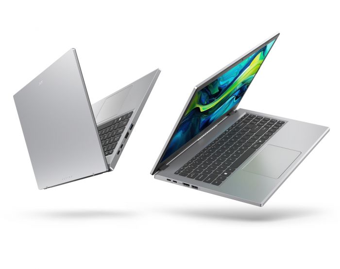 Ноутбук Acer Aspire Go AG15-41P 15.6" FHD IPS, AMD R7-7735HS, 32GB, F1TB, UMA, Lin, сріблястий