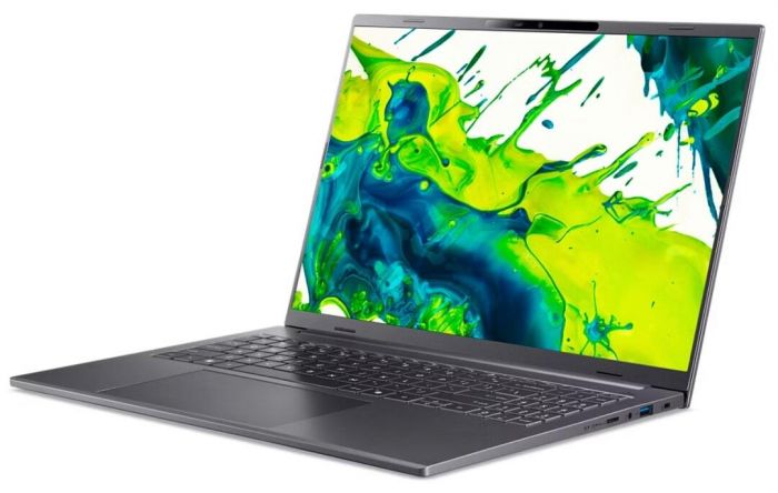 Ноутбук Acer Aspire 16 A16-52M 16" WUXGA IPS, Intel U7-256V, 16GB, F512GB, UMA, Win11, сірий