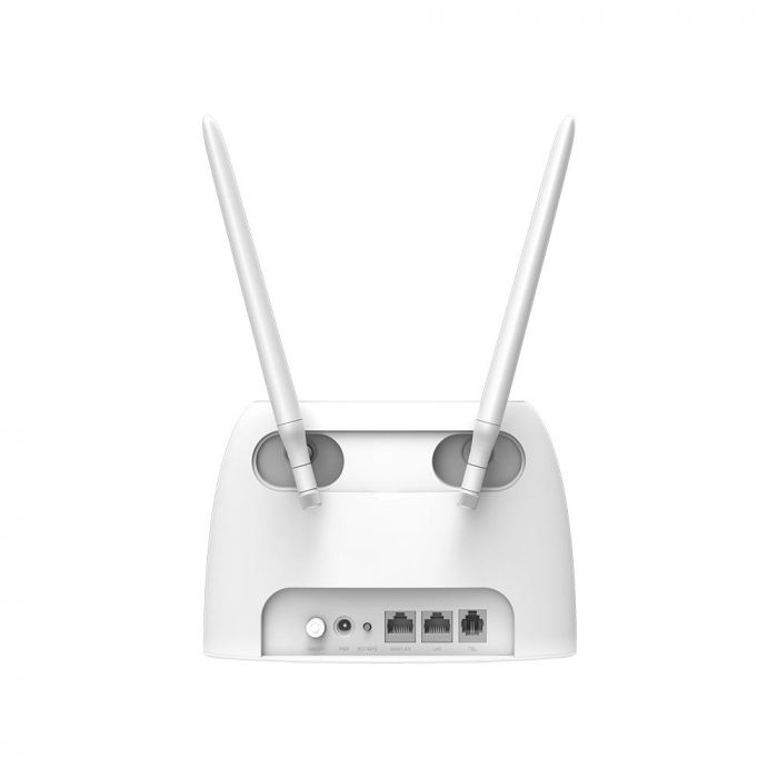 Маршрутизатор TENDA 4G06C N300, 4G/LTE, 1xFE LAN, 1xFE LAN/WAN, 1xRJ11, Cлот для SIM-карти