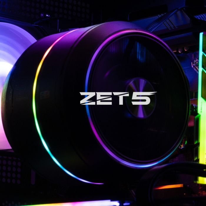 Процесорний кулер Zalman ZET5, ARGB LGA 1851, 1700, 1200, 115x, AM5, AM4,  4pin PWM, 3pin+5VARGB, TDP200W, чорний