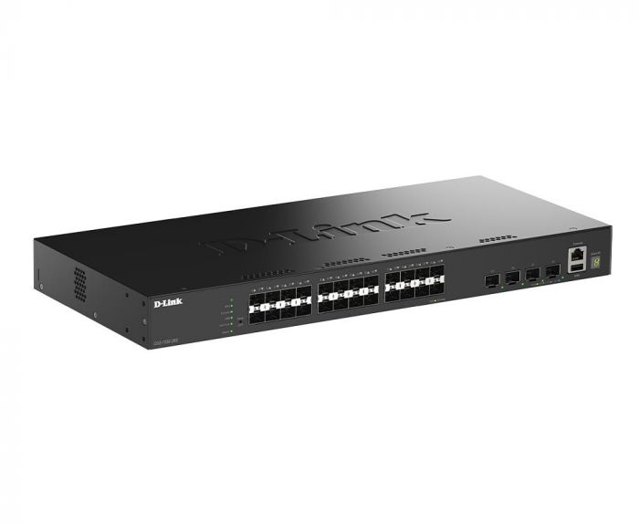Комутатор D-Link DGS-1530-28S 24xSFP, 4xSFP+, Керований, L2+
