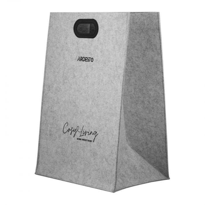 Кошик Ardesto Prestigio 40х30х60см, фетр, сірий