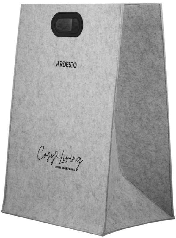 Кошик Ardesto Prestigio 40х30х60см, фетр, сірий
