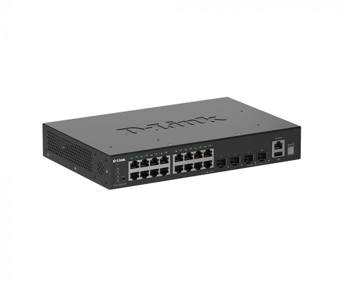 Комутатор D-Link DGS-1530-20 16xGE, 4xSFP+ Керований. L2+