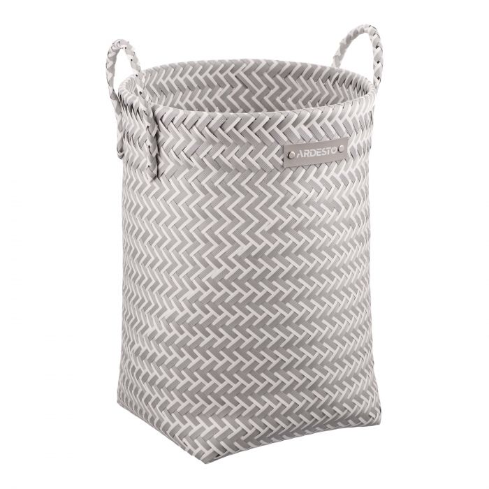 Кошик Ardesto Vigor 30х30х40см, поліпропілен, метал, сірий