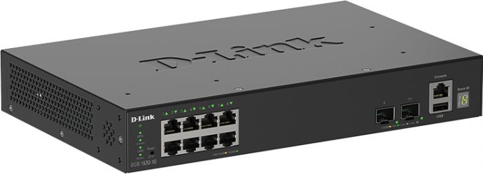 Комутатор D-Link DGS-1530-10 8xGE, 2xSFP+ Керований. L2+