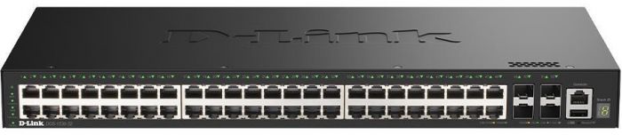 Комутатор D-Link DGS-1530-52 48xGE, 4xSFP+ Керований. L2+
