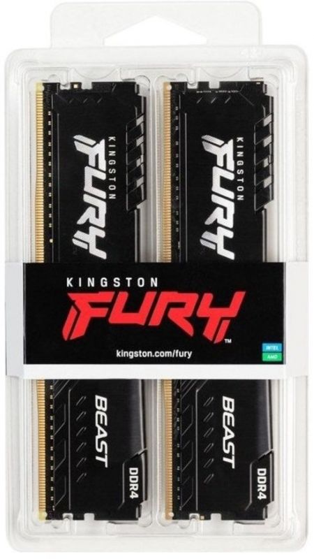 Пам'ять ПК Kingston DDR4 32GB KIT (16GBx2) 3200 FURY Beast