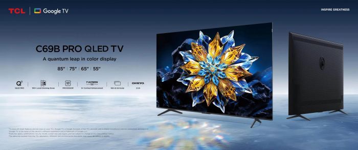 Телевізор 75" TCL QLED Pro 4K 60Hz Smart Google TV Titan ONKYO sound
