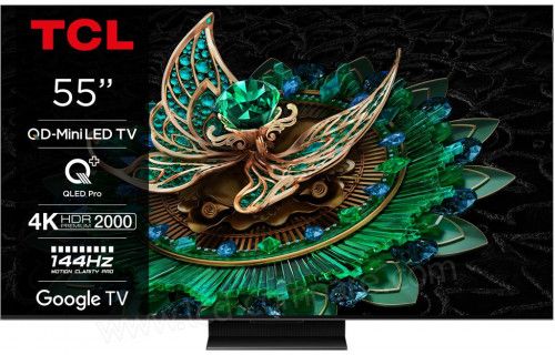 Телевізор 55" TCL MiniLED 4K 144Hz Smart Google TV Titan ONKYO sound