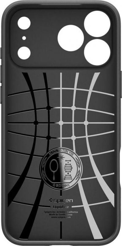 Чохол Spigen для iPhone 17 Pro, Liquid Air, Matte Black
