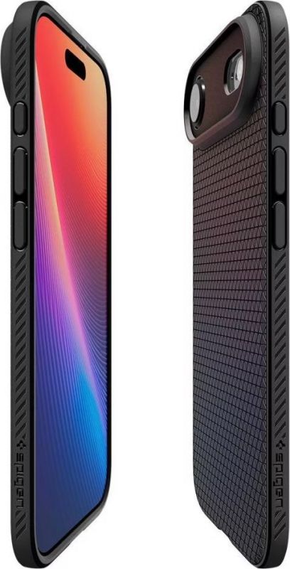 Чохол Spigen для iPhone 17 Air, Liquid Air, Matte Black