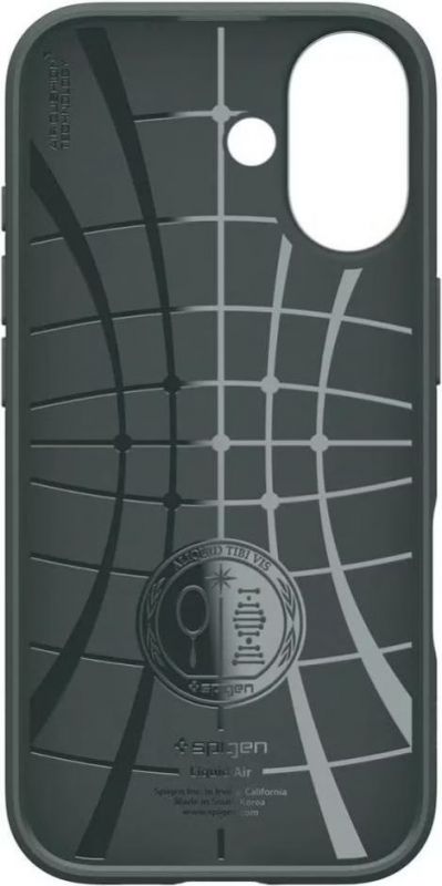 Чохол Spigen для iPhone 17, Liquid Air, Abyss Green