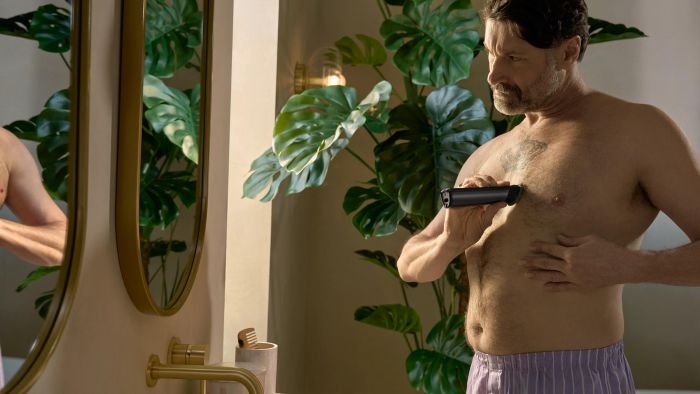 Тример Philips Series 9000, для обличчя, голови, тіла, акум., насадок-15, OneBlade в компл., сталь, сірий