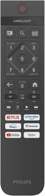 Телевізор 65" Philips LED 4K 60Hz Smart Titan OS Black Ambilight