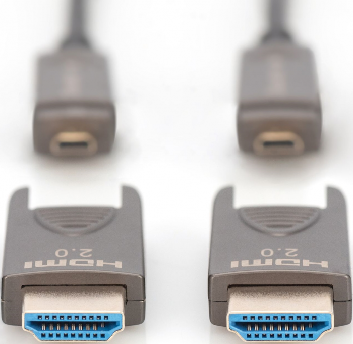 Кабель DIGITUS HDMI (M/M), 4K, AOC, 10м, чорний