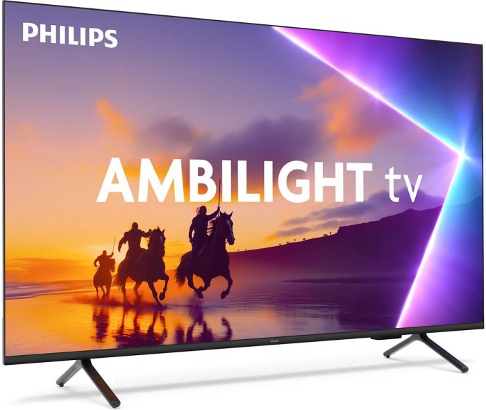 Телевізор 55" Philips QLED 4K 60Hz Smart Titan OS Black Ambilight