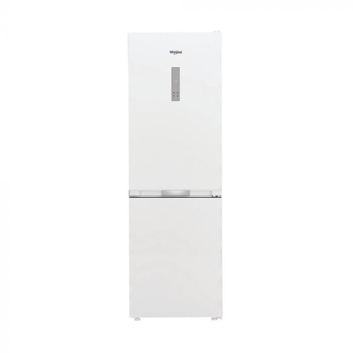 Холодильник Whirlpool з нижн. мороз., 186.5x60х66.3, холод.відд.-210л, мороз.відд.-104л, 2дв., А++, NF, інв., дисплей, зона нульова, білий