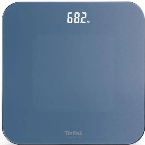Ваги Tefal підлогові Classic, 180кг, AAAx3 в комплекті, скло, темно-синій