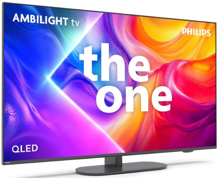 Телевізор 50" Philips QLED 4K 144Hz Smart Titan OS Black Ambilight