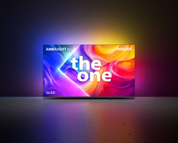 Телевізор 75" Philips QLED 4K 144Hz Smart Titan OS Black Ambilight