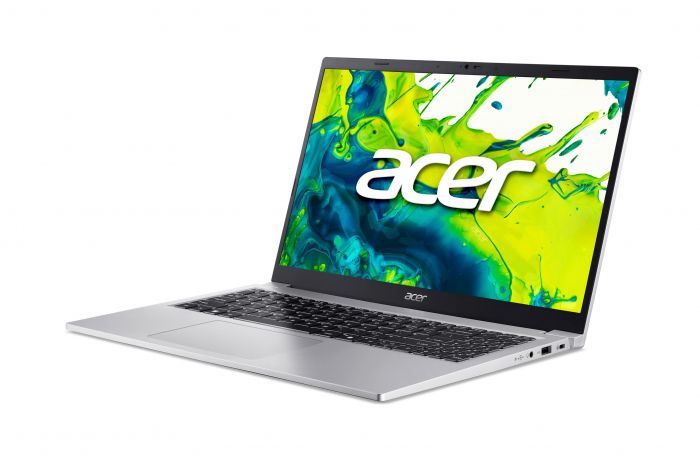 Ноутбук Acer Aspire Lite AL15-33P 15.6" FHD IPS, Intel 3-N355, 16GB, F512GB, UMA, Lin, сріблястий