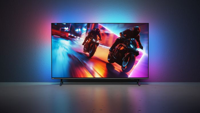 Телевізор 55" Philips MiniLED 4K 144Hz Smart Titan OS Black Ambilight