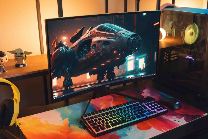 Монітор 2E GAMING 27" G2725BV HDMI, DP, VA, 2560x1440, 180Hz, 1ms, CURVED, FreeSync