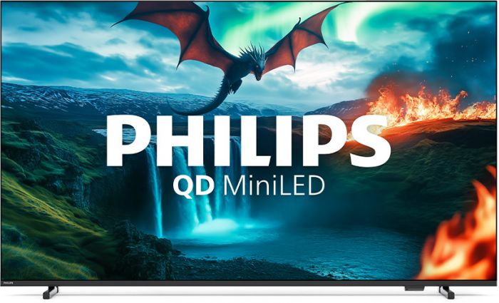 Телевізор 55" Philips MiniLED 4K 60Hz Smart Titan OS Black