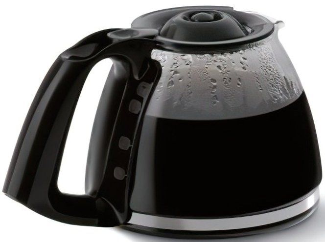 Кавоварка Tefal крапельна Subito Mug 1.25л, мелена, чорно-сріблястий