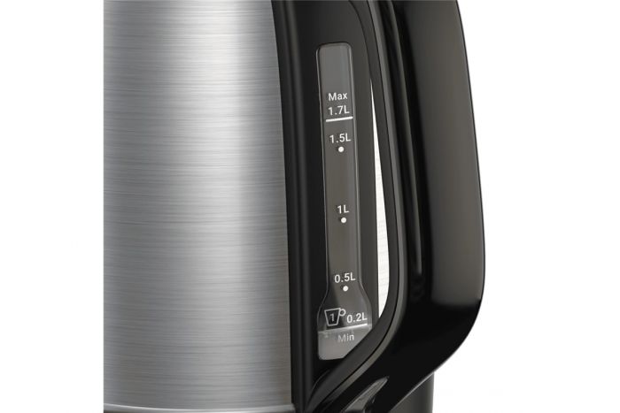 Електрочайник Tefal Subito 1.7л, нерж. сталь, чорний