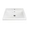 Раковина, умивальник Adamant CERS, штучний камінь, прямокут., з отвором для змішувача, з отвором для переливу, 595x450x158мм, накладний, білий