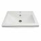 Раковина, умивальник Adamant CERS, штучний камінь, прямокут., з отвором для змішувача, з отвором для переливу, 595x450x158мм, накладний, білий