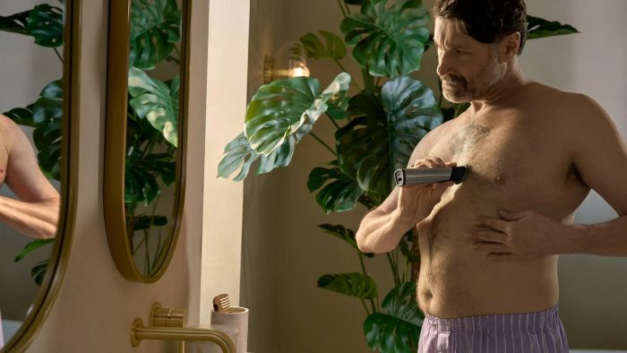 Тример Philips Series 9000, для обличчя, голови, тіла, акум., насадок-17, OneBlade в компл., сталь, сірий