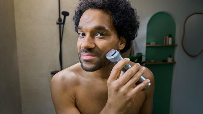 Тример Philips Series 5000, для бороди, голови та тіла, насадок-11, сталь, сірий