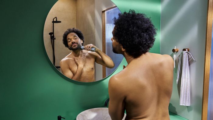 Тример Philips Series 5000, для бороди, голови та тіла, насадок-10, сталь, сірий