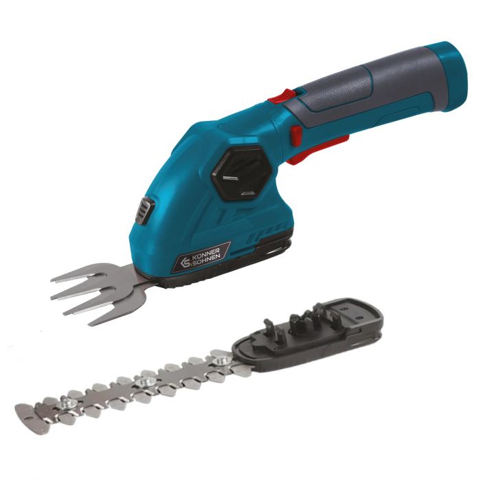 Ножиці для трави акумуляторні Konner&Sohnen KS SHT-8V 8В акб 1х2А·год леза 12см 1.0кг