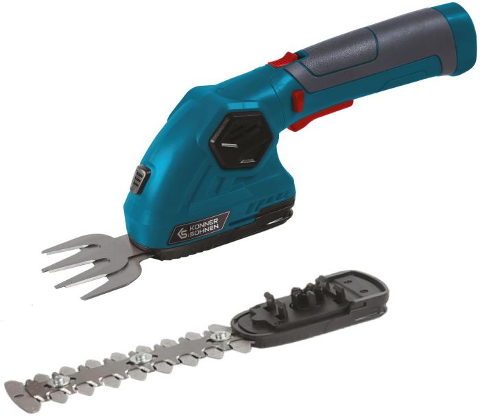 Ножиці для трави акумуляторні Konner&Sohnen KS SHT-8V 8В акб 1х2А·год леза 12см 1.0кг
