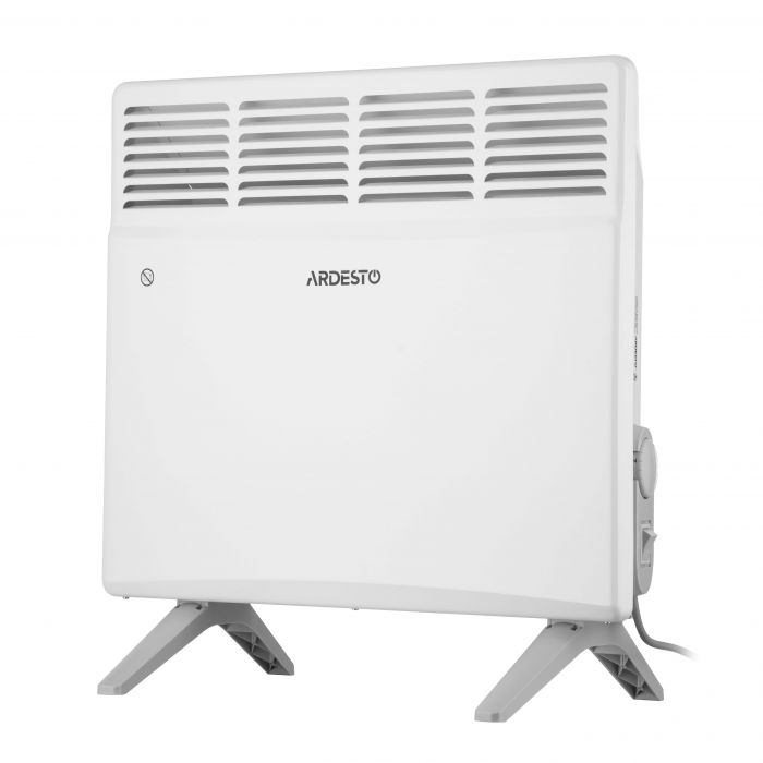Конвектор ARDESTO, 10м2, 1000Вт, мех. упр-ння, відкритий нагрів. елемент, білий