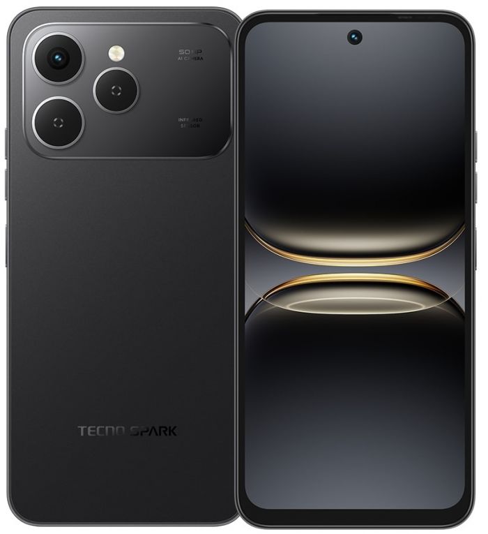 Смартфон TECNO Spark 40 (KM5n) 6.67" 8/256ГБ, 2SIM, 5200мА•год, Ink Black