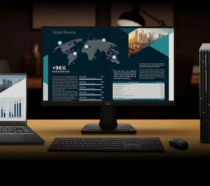 Монітор MSI 21.45" PRO MP225V D-Sub, HDMI, VA, 100Hz, 4ms, sRGB 100%, AdaptiveSync