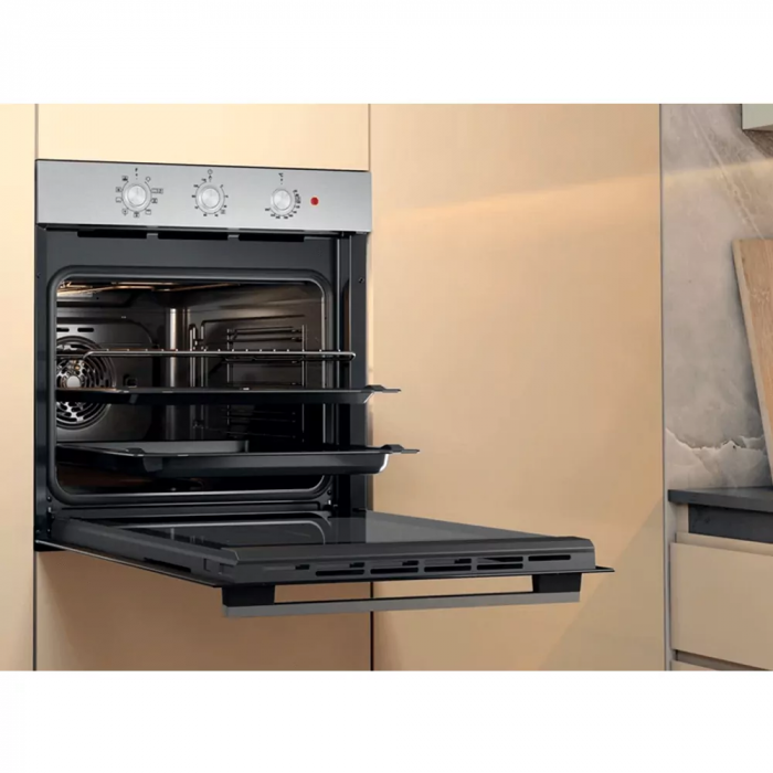 Духова шафа Whirlpool електрична, 71л, A, конвекція, нерж