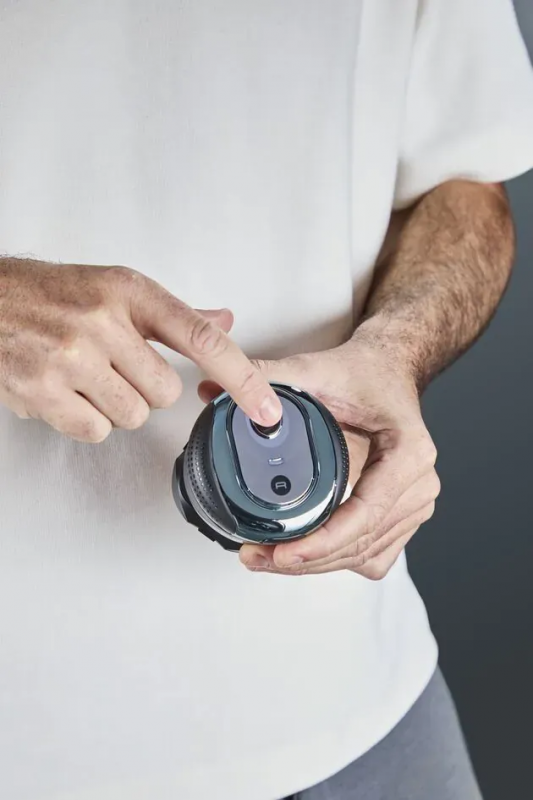 Бритва електр. для голови Rowenta роторна Gentle Bald,  бритв.головок-5, Li-Ion, сух.+волог., чорно-синій