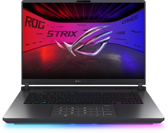 Ноутбук ASUS ROG Strix G16 G615JH-RV082 16" FHD+ IPS, Intel i5-13450HX, 16GB, F512GB, NVD5050-8, NoOS, Сірий