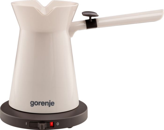 Кавоварка Gorenje електротурка 0.35л, мелена, на 2 чашки, бежевий